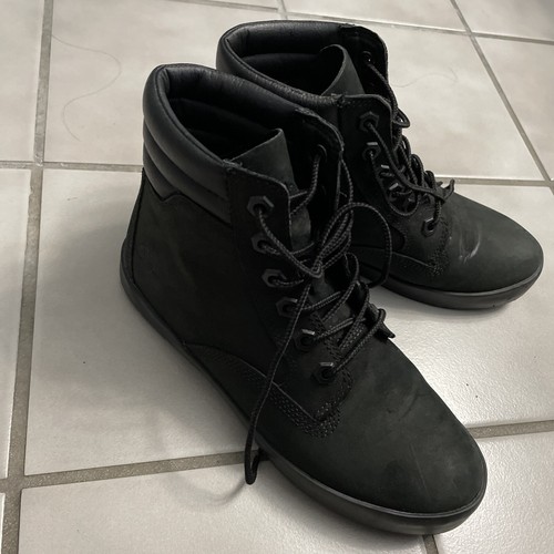 Stivali Timberland donna Heritage impermeabili in pelle nera taglia 6