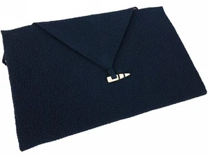 VTG Indigo Silk Chirimen Fukusa Cerimonial Presentation Original Box: Mar21A - Picture 1 of 5