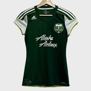 Vtg Adidas Portland Timbers 2011 Green MLS Home Soccer Jersey Women’s Small S - Picture 1 of 5