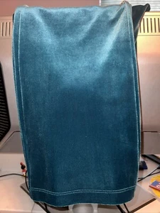 Chicos travelers turquoise pants VELOUR front elastic waist size 1P - Picture 1 of 1