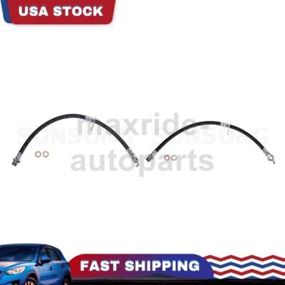 Par de mangueras de línea de freno delantero Sunsong para Toyota Avalon 2013 2014 2015 2016 Foto 1 de 4