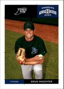 2004 Donruss Team Heroes Tampa Bay Devil Rays Baseball Card #409 Doug Waechter