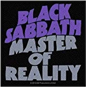 Black Sabbath Master of Reality  sew-on cloth patch 100mm square - Picture 1 of 1