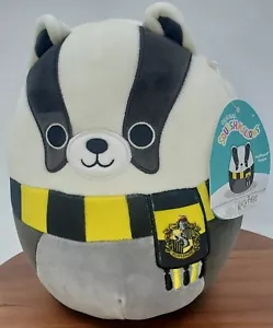 Squishmallows Harry Potter Hogwarts House HUFFLEPUFF BADGER 8" NEW - Picture 1 of 9