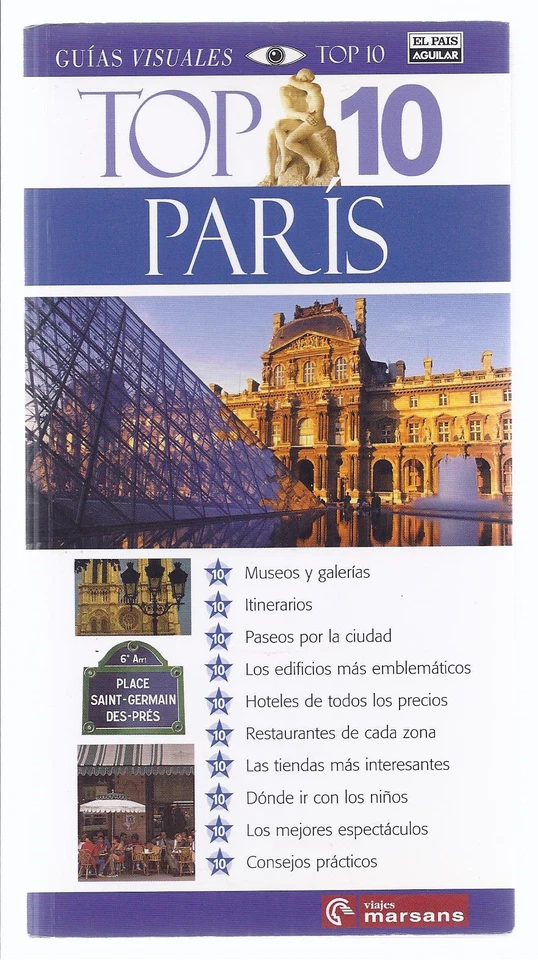 Guía de viajes de París. 2003 Paris Travel Guide - Imagen 1 de 1