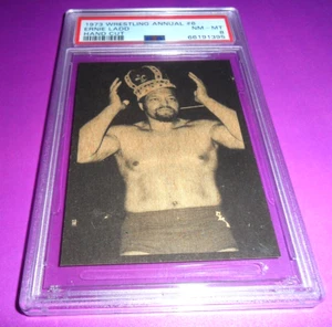 1973 Wrestling Annual Hand Cut Ernie Ladd NFL FOOTBALL STAR NM MINT PSA 8 - Picture 1 of 2