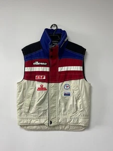 Vintage Ellesse France Ski Vest Jacket Extra Rare Korea Mens sz. M - Picture 1 of 24