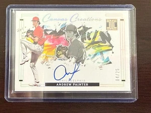 2024 Panini Impeccable ANDREW PAINTER AUTO 4/25 Canvas Creations Phillies - Picture 1 of 2