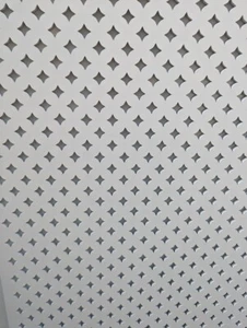 Rejilla de madera 6 mm de espesor mdf panel decorativo para cubiertas de radiadores, patrón ST2 - Imagen 1 de 10