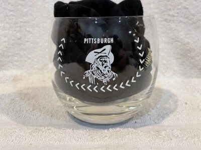 RARO 1960 Pittsburgh Pirates Campeones del Mundo Hi-Ball Glass, Bill Mazeroski, BONITO Foto 1 de 2