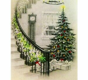Christmas Tree Portrait Diamond Painting House Stairs Design Embroidery Displays