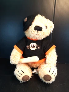 Vintage Gaints Bear Plush Baseball Bat & Hat 2004 Good Stuff Small - Picture 1 of 5