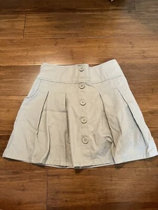 New George Girls Khaki Skort Uniform With Pockets Size 10 - Picture 1 of 3