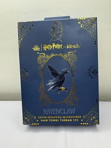 Kit-sch Asciugamano per capelli Harry Potter Hogwarts in microfibra satinato Corvonero - Foto 1 di 2