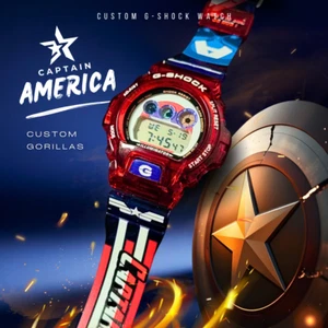 Reloj Captain USA Personalizado DW-6900 G-Shock - Imagen 1 de 14