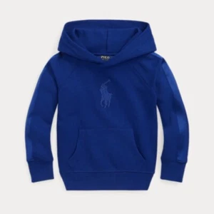 Polo Toddler Little Girls Big Pony Fleece Hoodie Royal Blue Size 3/3T NWT - Picture 1 of 3