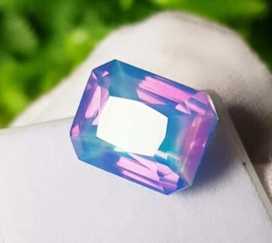 100% Natural Cushion Cut Australia Opal Ring Size Gemstone 10x13x9mm 9Ct - Picture 1 of 8