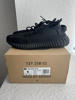 Adidas Yeezy Boost 350 V2 Onyx HQ4540 Talla 9 Hombres NUEVO DS Foto 1 de 4