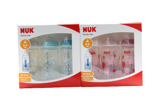 Nuk Baby Bottle 3x300ml First Choice Temp