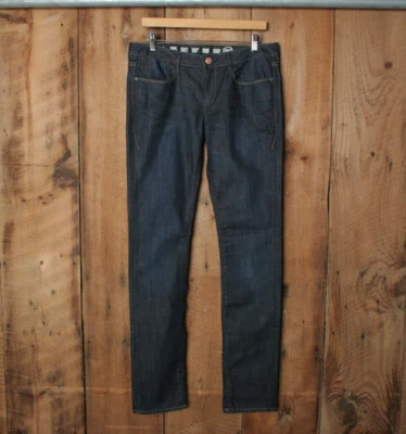 Pantalones de mezclilla ajustados elásticos EARNEST COSIDOS 'Harlan 234' talla 30 (Medida 33x35) Foto 1 de 4