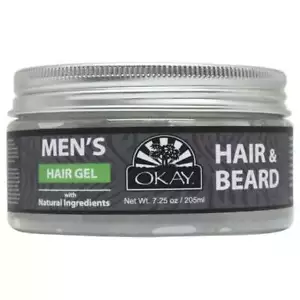 Gel para cabello y barba OKAY formulado para hombre 7,25 OZ - Imagen 1 de 2