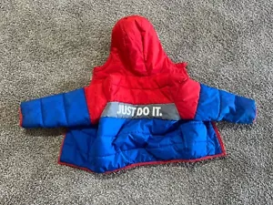 Vintage Nike Boys Jacket Size 6 Medium- Zipper Broke Repair Needed - 8746 - Picture 1 of 8