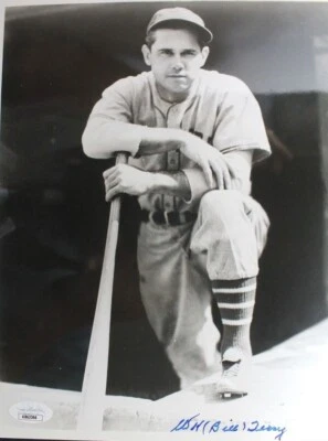 Bill Terry (d.1989) HOF NY Giants Autographed 8x10 Signed Vintage Photo  - Image 1 of 4