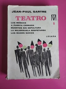 Las Moscas Muertos Sin Sepultura Las Manos Sucias Por Jean Paul Sartre PB #5992 - Picture 1 of 6