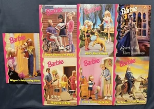 Lot of 7 VTG 1990s Mattel Barbie & Friends Book Club Hardback Grolier Read Des - Bild 1 von 4