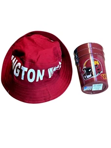 2-Pack NFL Washington Commanders Football Team Plastic Cups With Reversible Hat - Picture 1 of 9