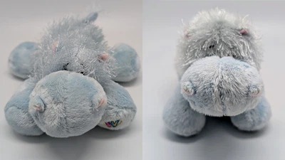 GANZ Webkinz & Lil Kinz HM009 and HS009 Blue Hippo - Plush Animal Toy - NO CODE - Image 1 of 4