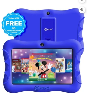 Child's 7"" Tablet 32GB Wi-Fi Font & Rear Camera Parental Controls Contixo New - Image 1 of 4