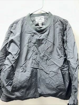 Куртка ветровка мужская Steve and Barrys средняя серая с v-образным вырезом - Изображение 1 из 4