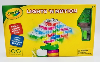 NEW Crayola Lights 'N Motion Building Set w/ Lights & Motorized Gear  (CB-0323) - Image 1 of 4