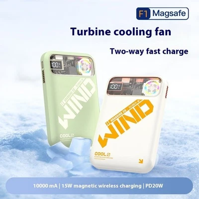 Magnetic Wireless Power Bank 10000mAh 20W PD Fast Charging Portable Charger - Image 1 of 4