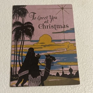 1926 Christmas Greeting Card, Small 3x4” - Picture 1 of 14