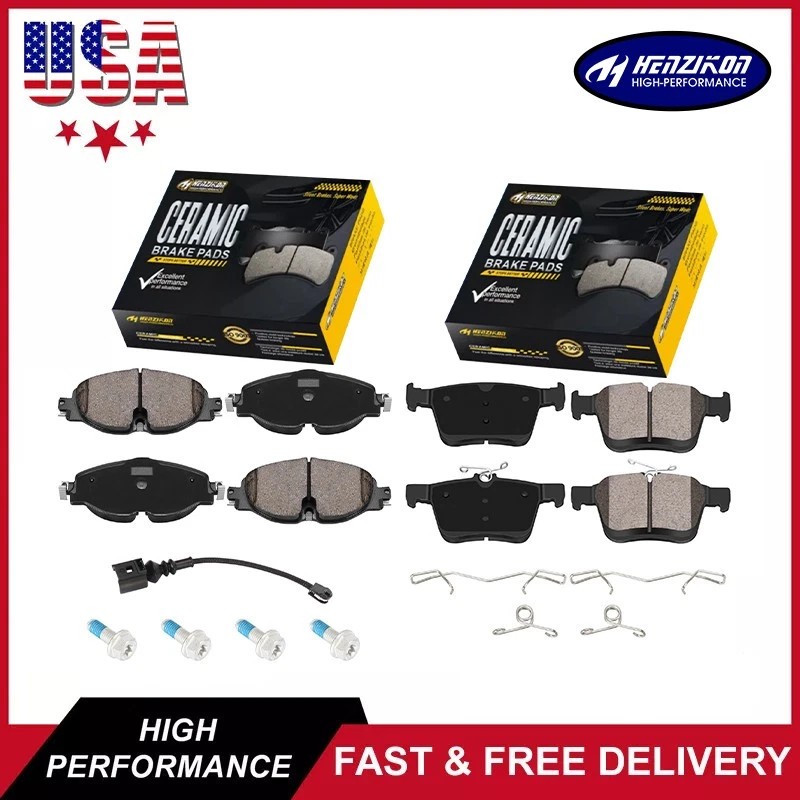 Pastillas de freno delanteras y traseras de cerámica para Audi A3 Quattro Volkswagen E-Golf Jetta Foto 1 de 4