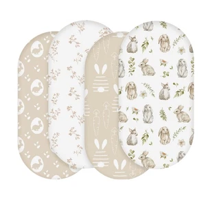 Bassinet Sheets for Baby Boy and Girl, Bassinet Sheet Neutral, Fit for Rectan... - Picture 1 of 7