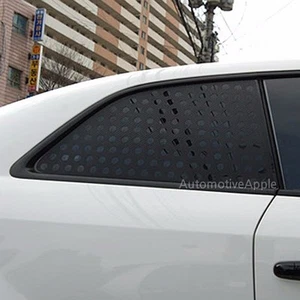 Quarter Glass Mask 3D Decal Carbon Sticker For 2009 2012 Kia Forte Koup - Picture 1 of 3