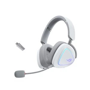 ASUS ROG Delta II Wireless Gaming Headset, 2.4GHz and Bluetooth Connection, Wide - Picture 1 of 8