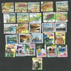 Neuseeland - 27 verschiedene gebrauchte Briefmarken - Bild 1 von 1