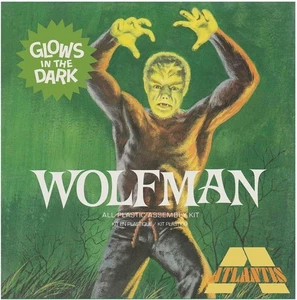 Atlantis Models Lon Chaney Jr. The Wolfman Glow Kit Plastica Edizione Limitata - Foto 1 di 6