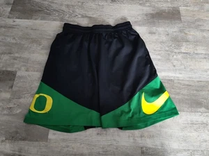 Nike Dri Fit Elite NCAA Oregon Ducks Basketball Shorts Size Large EUC Warmup - Picture 1 of 17