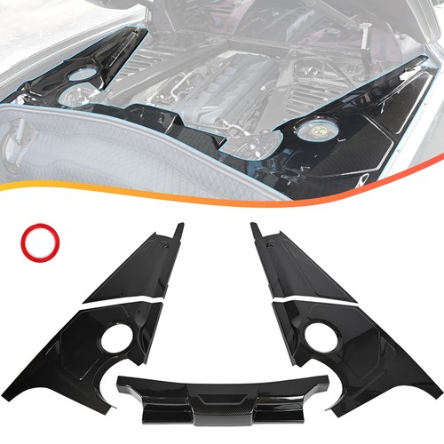 Carbon Engine Bay Panel Cover Frame Trim For Corvette C8 Stingray Coupe ...