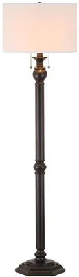 Lighting Collection Jessie Rustic Farmhouse Pull Chain Oil-Rubbed Bronze 59-i... - Image 1 of 4
