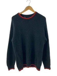 GIANNI VERSACE/Knit sweater (thick)/48/Wool/BLK/Inner tag missing - Picture 1 of 7