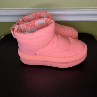 UGG Clásico Maxi Mini Botas Sweetheart Textil Mezcla Lana Rosa Talla 6 1132017 Foto 1 de 4