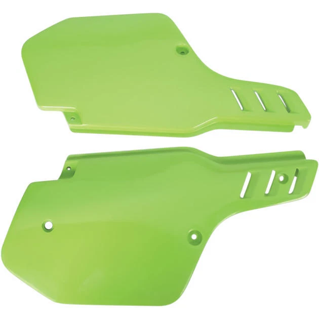 UFO Side Panels KX Green for Kawasaki KX500/KDX200/KX250 2-Stroke/KX125 - Image 1 of 1