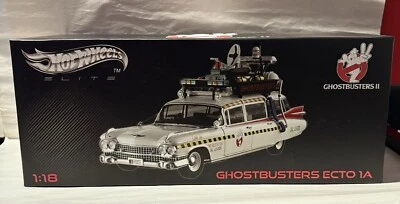 Hot Wheels Elite 1:18 Scale Ghostbusters 2 Ecto-1 (New/Never Opened) - Image 1 of 4