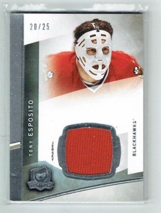 12-13 UD Upper Deck The Cup  Tony Esposito  /25  Jersey  HOF